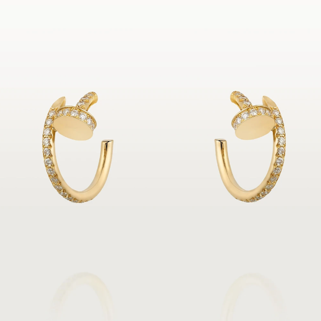 Nagel Diamant Ohrringe
