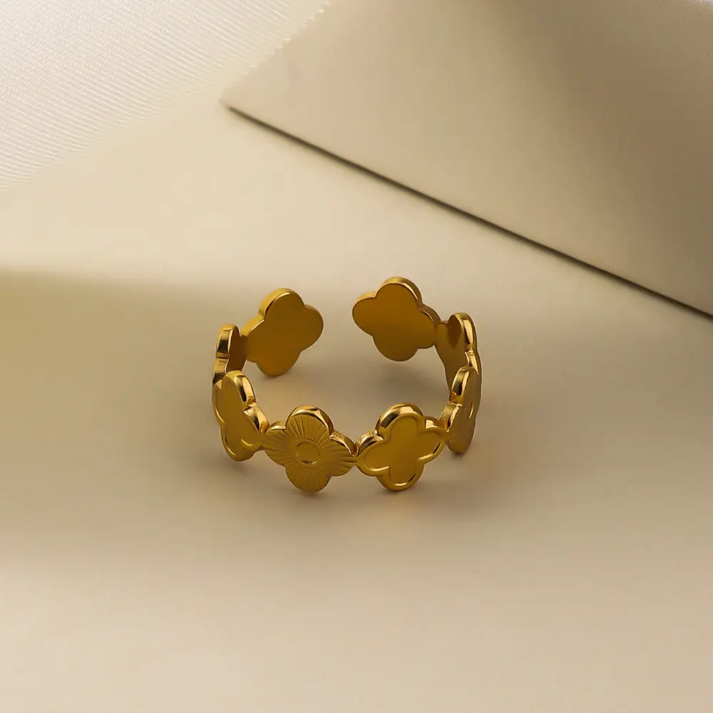 Klee Metall Ring