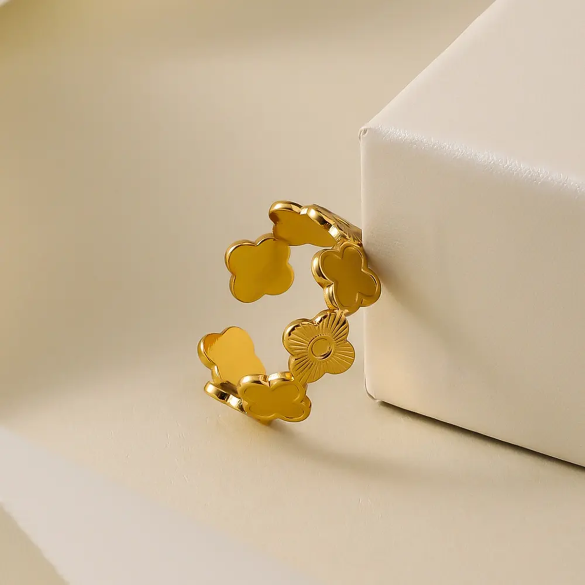 Klee Metall Ring