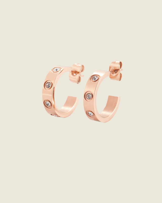 Liebes Diamant Ohrringe
