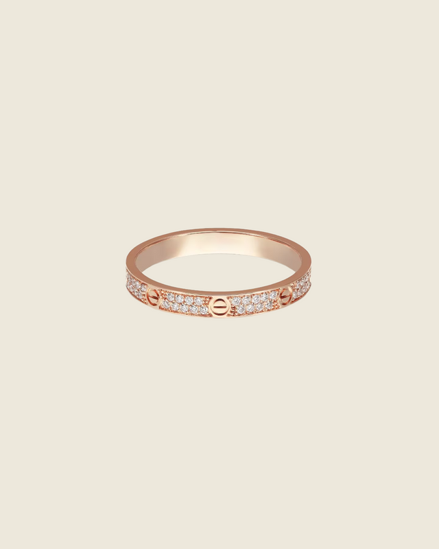 Love Diamant Ring - schmal