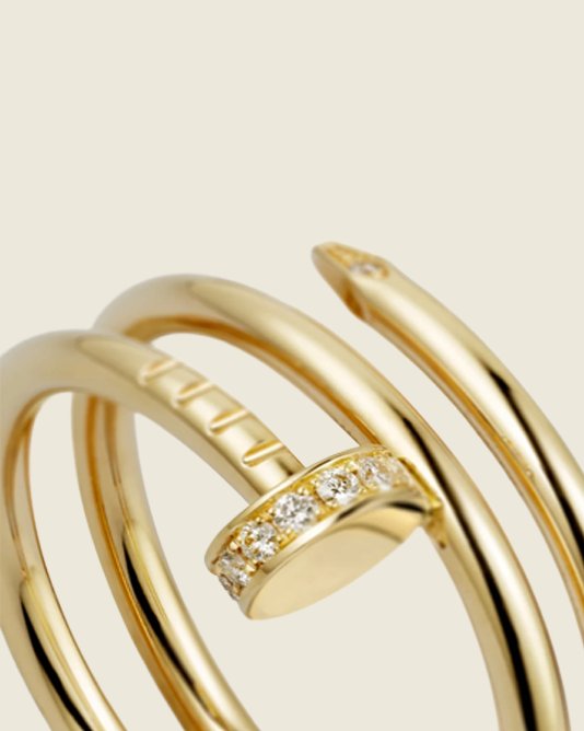 Doppelter Nagel Ring