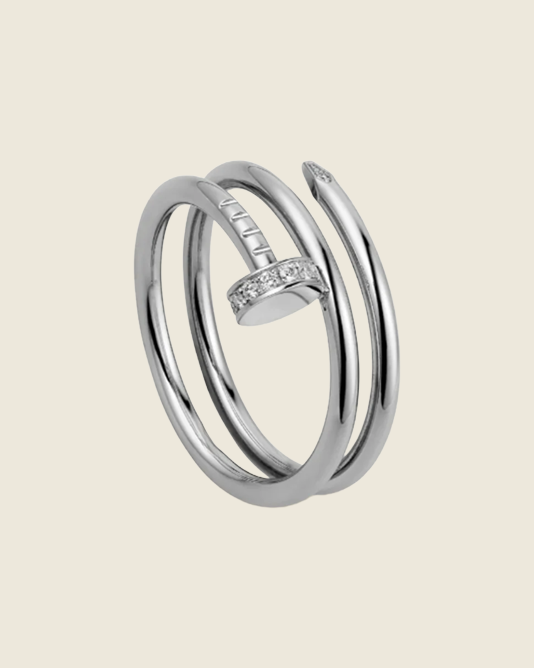 Doppelter Nagel Ring